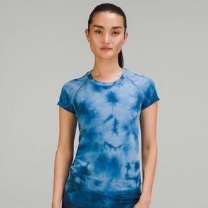 Grey short sleeve workout shirt